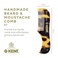 Kent Beard Comb Set for Men, Beard and Mustache Comb Kit for Home &amp; Travel, Mini Pocket Combs for Grooming