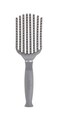 (All New) KareCo Tangle Buster Flexible Paddle Brush, Detangler &amp; Styler for All Hair Types   Dual Nylon and Boar Bristles (9 Fingers)