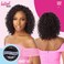 Sensationnel Instant weave half wig - 14 synthetic blendwig adjustable drawstring for seamless hair blending (4 MEDBROWN)