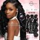 Sensationnel Pearlish multi bundle - euro body deep pearl conditioned 15a soft remy beauty supply sew in or glue on human hair layered lengths (18 20 22 inch, NATURAL)