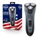 Xtreme Digital Lifestyle Accessories Barbasol Rechargeable Electric Rotary Shaver with Stainless Steel Blades and Pop Up Trimmer