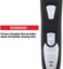 Barbasol Rechargeable Electric Beard Trimmer with Stainless Steel Blades and Adjustable Settings