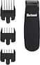 Barbasol Battery Powered Compact Touch Up Trimmer with Precision Stainless Steel Blades and 3 Guide Combs
