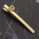Spinningdasiy Crystal Initial Bijou Hair Clip R Gold