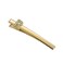 Spinningdasiy Crystal Initial Bijou Hair Clip R Gold