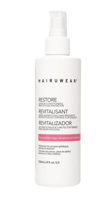 Hair u wear Restore Leave in Conditioner For Synthetic Wigs and Extensions, 8 Fl. Oz