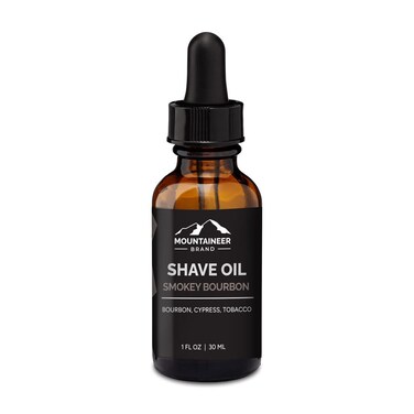 Mountaineer Brand Pre-Shave Oil   Reduce Nicks and Irritation for Close Shaving   Smokey Bourbon Scent  2oz