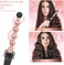 USTAR 5 in 1 Ceramic Curling Iron Wand Set, 5 Interchangeable Ceramic Barrels (0.35 to 1.25), Heat Resistant Glove, Rose Gold