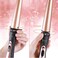 USTAR 5 in 1 Ceramic Curling Iron Wand Set, 5 Interchangeable Ceramic Barrels (0.35 to 1.25), Heat Resistant Glove, Rose Gold