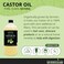 GreenIVe Castor Oil Organically Grown 100% Pure 32oz Bottle Cold Pressed, Hexane Free, Eyelash and Eyebrow Growth Serum, Skin Moisturizer Detox and Wraps