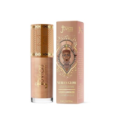 Juvia's Place Nubian Glow Liquid Luminizer Golden Hour - Radiant Highlighter Makeup Glowy Tint Daily Dewy Luminous Beauty Creamy Bronzing Skincare Radiating Brightening Natural Shine Face &amp; Cheeks