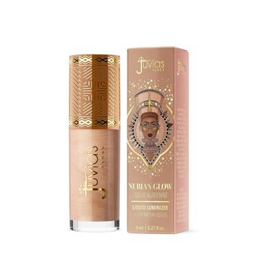 Juvia's Place Nubian Glow Liquid Luminizer Ivory Light - Radiant Highlighter Makeup Glowy Tint Daily Dewy Luminous Beauty Creamy Bronzing Skincare Radiating Brightening Natural Shine Face &amp; Cheeks