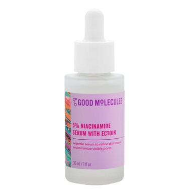 Good Molecules 5% Niacinamide Serum with Ectoin 30ml/1oz - Gentle Hydrating Facial Serum for Enlarged Pores, Texture, Tone, Hydrating - Anti Aging Skin Care For Face