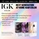 IGK Permanent Hair Color Kit   V Astro Babe - Light Cool Lavendar   100% Gray Color Coverage + Strengthen + Shine   Ammonia Free