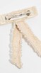 Jennifer Behr Women's Donna Bow Barrette, Pearl, Off White, One Size