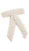 Jennifer Behr Women's Donna Bow Barrette, Pearl, Off White, One Size
