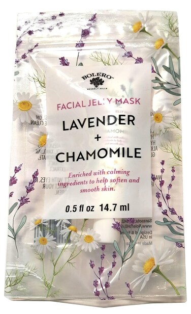 Bolero Jelly Facial Mask Lavender + Chamomile 1fl oz 29.5ml