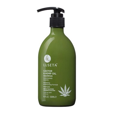Luseta Castor &amp; Hemp Oil Shampoo for Hair Growth, Hair Loss/Repair, Thickens &amp; Enriches Thinning 16.9oz
