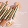 Wander Beauty Dualist Matte and Illuminating Concealer Makeup - Ebony - Dual-Ended Matte &amp; Liquid Concealer Stick - Full Coverage Formula to Brighten, Firm &amp; Hydrates Under Eyes - 0.28 fl oz
