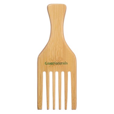 GranNaturals Wide Tooth Wooden Comb &amp; Afro Pick - Natural Wood Volumizing &amp; Styling Tool for Thick, Coarse, Curly Hair - Non-Static Comb for Afros &amp; Beards - Detangling Accessories for Men &amp; Women