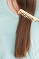 GranNaturals Wide Tooth Wooden Rat Tail Comb - Hair Tool for Teasing Strands &amp; Post Styling - Peach Rattail Wood Pick Handle for Sectioning &amp; Parting - Perfect for Professional &amp; Personal Use