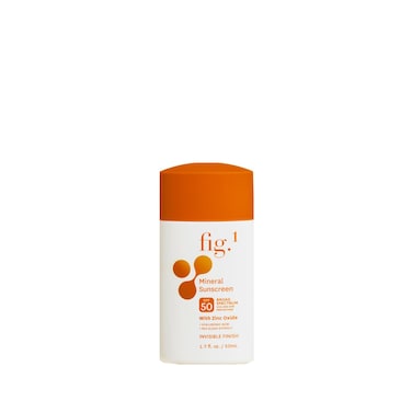 Fig.1 Mineral Sunscreen, SPF 50, Invisible &amp; Fast Absorbing, Broad Spectrum Face Sunscreen, with Zinc Oxide &amp; Hyaluronic Acid, 50ml