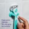 Flamingo Moisture Plus Women's Razor Set - Razor Handle, 4 Razor Blade Refills, Shower Holder - Seafoam