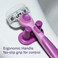 Flamingo Moisture Plus Women's Razor Set - Razor Handle, 4 Razor Blade Refills, Shower Holder - Fig