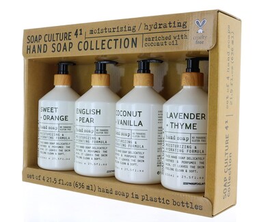 Soap Culture Hand Soap Collection. Gift set of 4 x 21.5 oz bottles, 21.5 Fl Oz (Pack of 4)