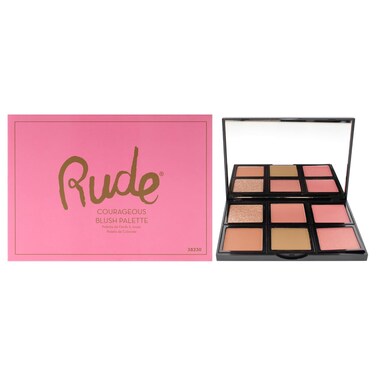 Blush Palette - Courageous by Rude Cosmetics for Women - 0.634 oz Blush