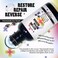 Made in USA Natural Peptide Retinol Niacinamide Eye Serum Anti Aging Brightening Firming Under Eye Care Non-greasy Formula - 1oz/30ml (#Purifect RestoreRepairReverse Niacinamide Eye Serum)