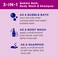 Dr Teal's Kids 3-in-1 Bubble Bath, Body Wash &amp; Shampoo, Boost &amp; Renew Elderberry with Vitamin C, 20 fl oz. (Pack of 3)