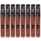 The Lip Bar Vegan Non-Sticky Lip Gloss, with Hydrating Shea Butter for a Lightweight, High Shine Finish, Extra - Brown Shimmer, 8 pack