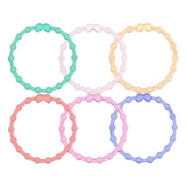 Spring Bloom Pack PRO Hair Ties: Easy Release Adjustable for Every Hair Type PACK OF 6