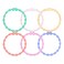 Spring Bloom Pack PRO Hair Ties: Easy Release Adjustable for Every Hair Type PACK OF 6