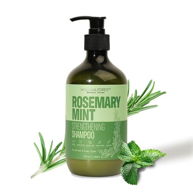 Rosemary Mint Strengthening Shampoo 16 Fl Oz   Infused with rosemary and mint extracts, cooling essence of mint refreshingly cleanses hair and scalp