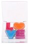 iscream Love Heart Shaped Strawberry Scented Solid Lip Gloss Quad