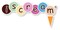 iscream Silky Soft Fleece and Velour Set of 3 Scrunchies - Sky Blue, Cloud Grey and Starry White