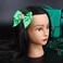 Needzo Saint Patrick's Bow with Shamrock, Festive Hair Accessory with Alligator Clip, St. Patty's Hairpiece, One Size Fits Most
