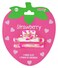 iscream 3" Sweet Strawberry Claw Hair Clip - Clear with Glitter
