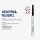 Ortega Beauty Soft Contour Lip Liner By Etienne Flex Precision Tip, Infused with Blue Agave For Defined and Plump Lips
