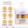 Advanced Clinicals Hyaluronic Acid Body Lotion + Brightening Vitamin C Cream 2pc Set   Face Moisturizer &amp; Body Cream   Brightening Cream For Body, Uneven Skin Tone, Stretch Marks &amp; Crepey Skin, 2pc