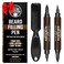 Viking Revolution Beard Pen (2 Pack) - Brown Beard Pencil Filler for Men Lapiz para Barba de Hombre - Beard Filler for Men Waterproof Beard Filling Pen Kit - Long Lasting Beard Filler Pen with Brush