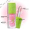 Lamel Dazzle Glow Crystal Clear Lip Gloss - Hydrating, Non Sticky - Cotton Candy