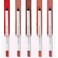 Lamel Matte Gel Lip Liner Pencil 5 Pcs Set - Creamy, Sharpenable, Longwear, Waterproof Lip Combo - Nude Pink 407, Nude 409, Red 411, Mauve 410 and 412