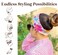 Karma Shelly Floral Headband for Women - Medium - Fabric Headband and Stretchy Hair Scarf - Green and Orange