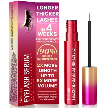 VieBeauti Premium Eyelash Growth Serum: Lash Enhancing Serum with Advanced Formula to Boost Longer Fuller and Thicker Looking Lashes - Vegan &amp; Cruelty-Free for Sensitive Eyes 3mL 3-Month Supply