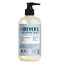 Clean Day Organic Snowdrop Scent Liquid Hand Soap 12.5 oz Bundle with Microfiber Cloth - Gentle Hand Soap with Essential Oils &amp; Aloe Vera - (2 Items)