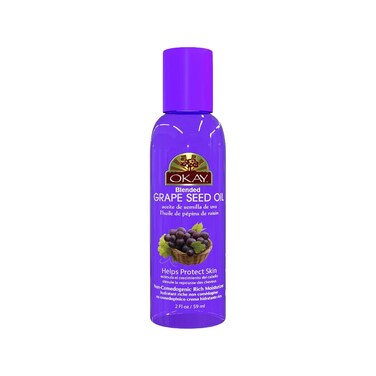 OKAY GRAPE SEED OIL for HAIR and SKIN Paraben FREE 2oz / 59ml