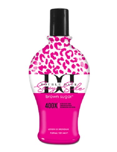 Tan Asz U Double Dark Sexy Side 400x tanning lotion, 7.5 Fl Oz (Pack of 1), Brown